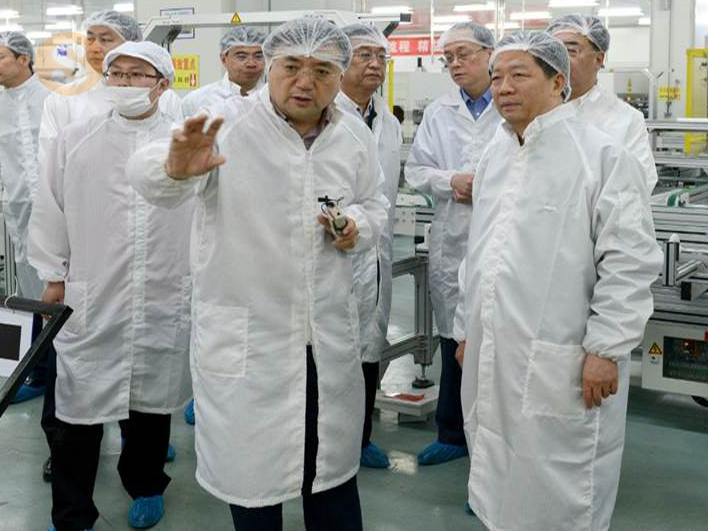 2016年6月4日　遼寧省委書(shū)記、省人大常委會(huì)主任（當(dāng)時(shí)遼寧省省長(zhǎng)）陳求發(fā)さんが當(dāng)社を視察 